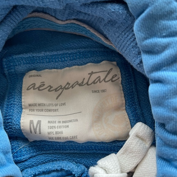 Blue Aeropostale sweatshirt, size medium, 100% cotton - Picture 2 of 4